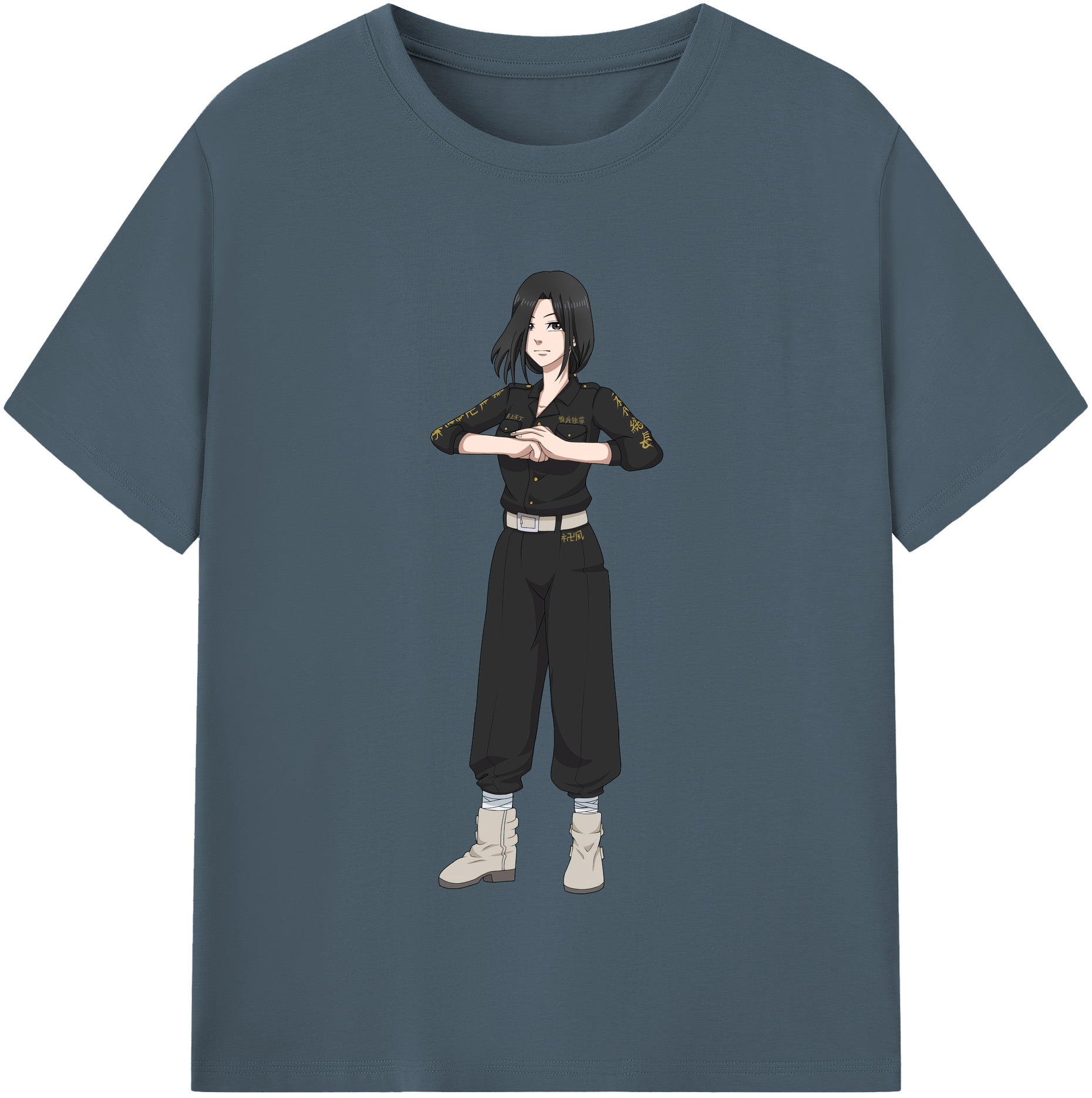 （画像用） 東京リベンジャーズ Tokyo Revengers 綿100％半袖Tシャツ（フロントプリント）